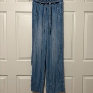 Knox Rose Chambray Slacks Size Small